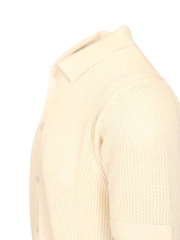 The Best Shops MAISON KITSUNÉ: Cardigans - Cardigan - Weiß