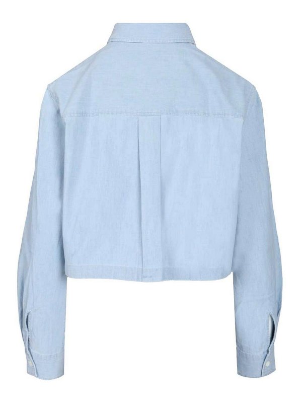 MAISON KITSUNÉ: Chemises online - Chemise - Bleu Clair