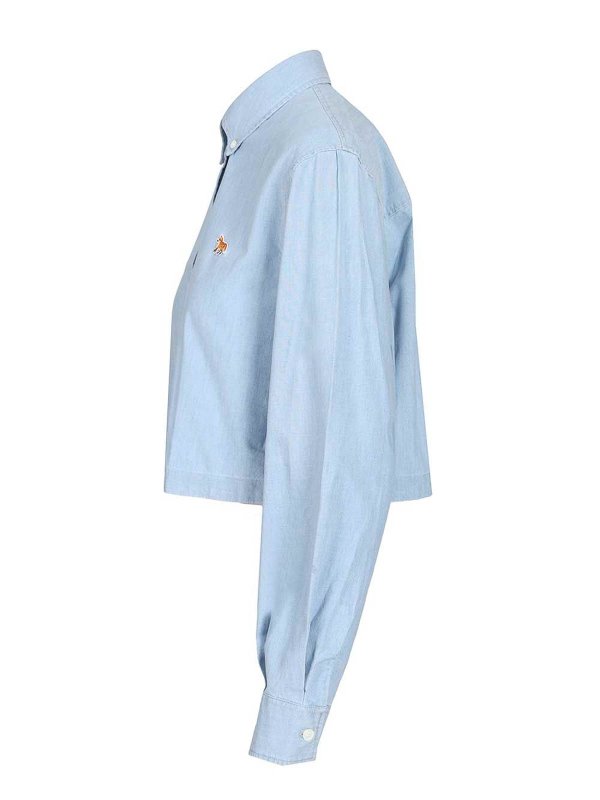 The Best Shops MAISON KITSUNÉ: Chemises - Chemise - Bleu Clair