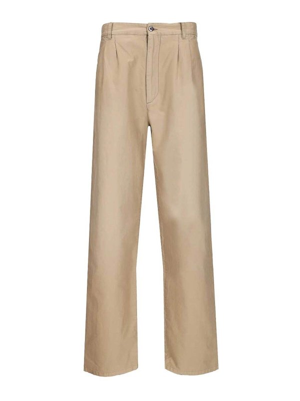 Maison Margiela: Casual Hosen - Casual Hose - Beige
