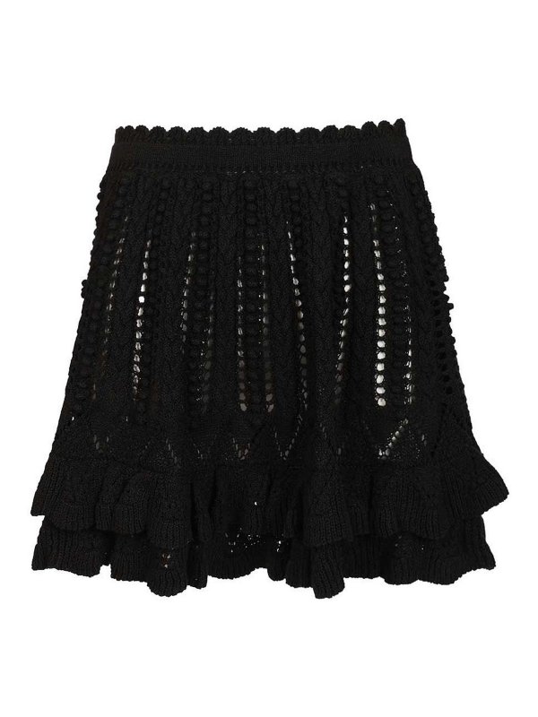 Isabel Marant Etoile: ミニスカート - ミニスカート - 黒