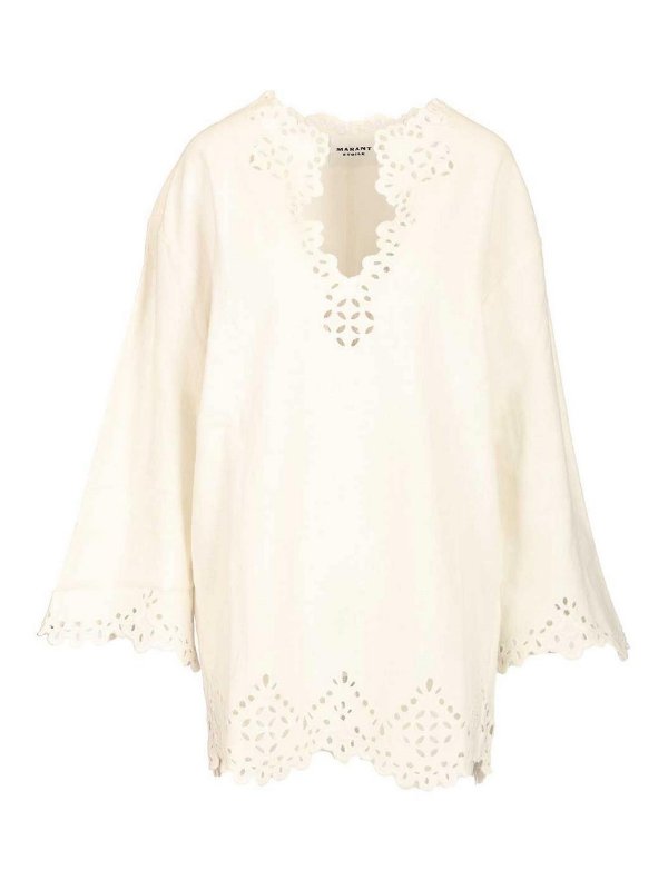 Isabel Marant Etoile: Kurze Kleider - Kurzes Kleid - Weiß