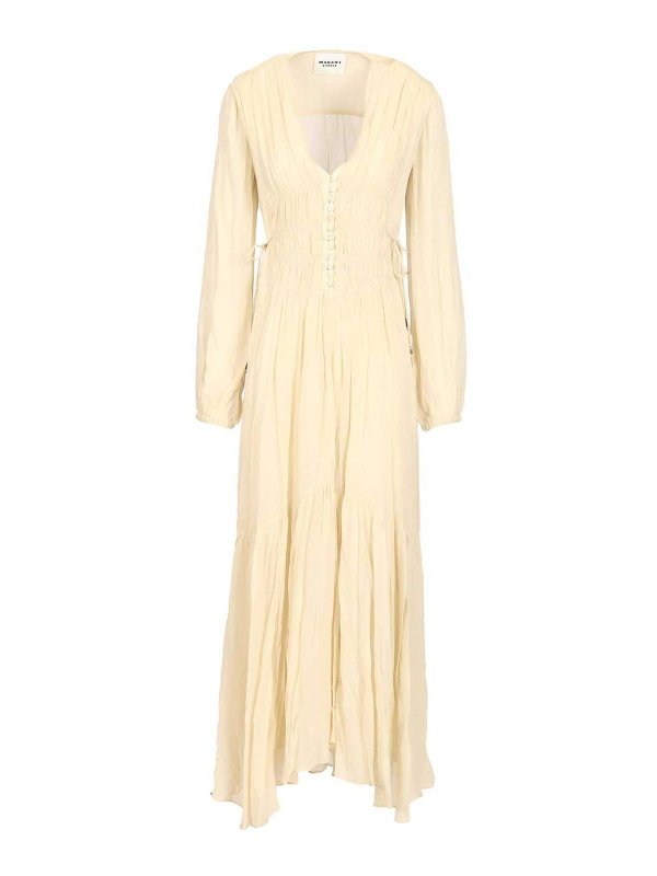Isabel Marant Etoile: Maxikleider - Maxikleid - Beige