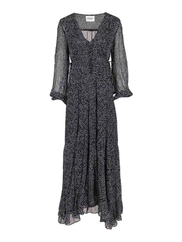 Isabel Marant Etoile: Maxikleider - Maxikleid - Blau