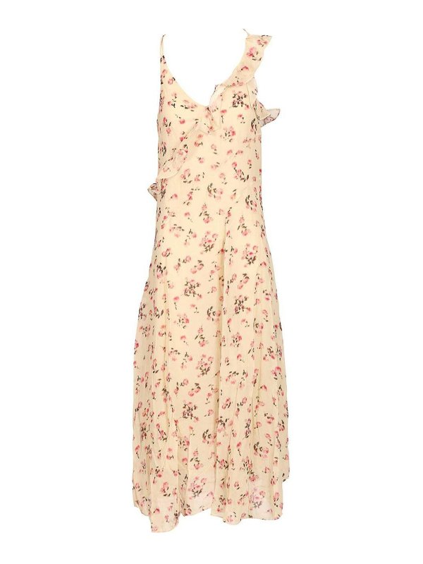 Isabel Marant Etoile: ショートドレス - ショートドレス - ベージュ