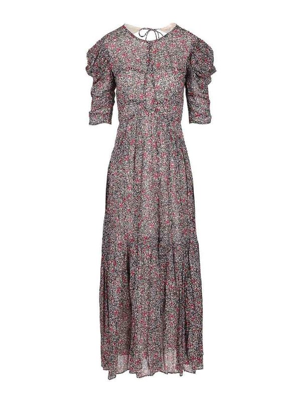 Isabel Marant Etoile: Knielange Kleider - Knielanges Kleid - Lila