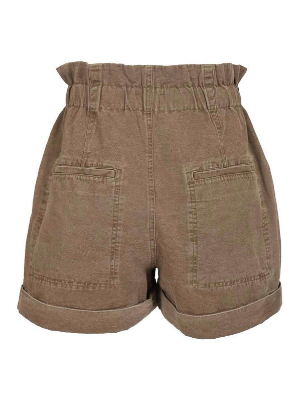 Isabel Marant Etoile: トラウザーショーツ online - ショートパンツ - ブラウン