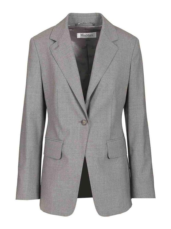 Max Mara: Blazer - Blazer - Grau
