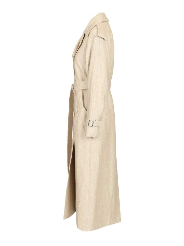 The Best Shops Max Mara: Trenchcoats - Trenchcoat - Weiß