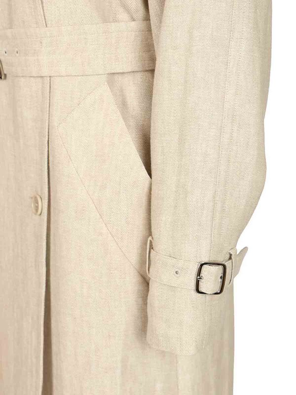 The Best Shops Max Mara: Trenchcoat - Weiß
