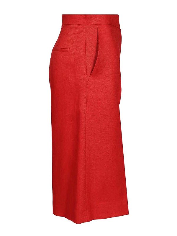 The Best Shops Max Mara: トラウザーショーツ - ショートパンツ - 赤