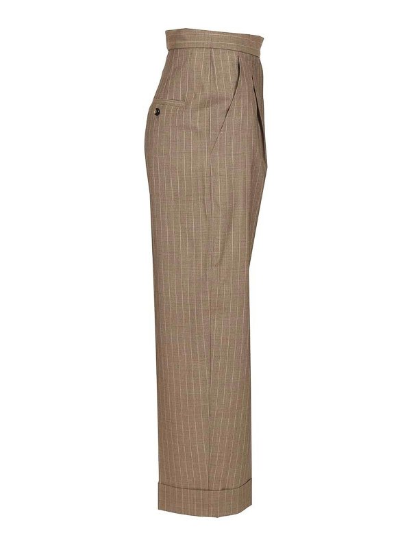 The Best Shops Max Mara: Casual Hosen - Casual Hose - Braun