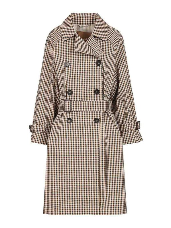 MAX MARA THE CUBE: トレンチコート - トレンチコート - ブラウン