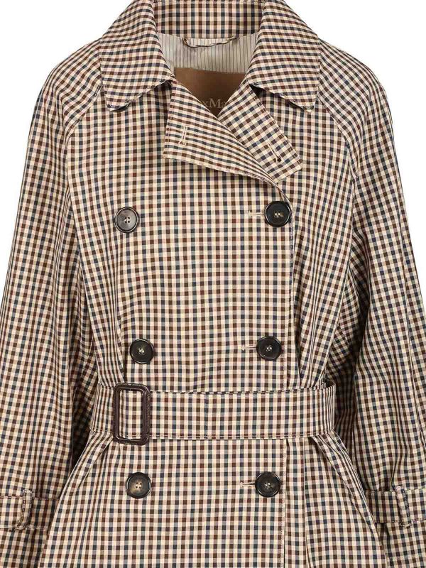 トレンチコート - ブラウン shop online: MAX MARA THE CUBE