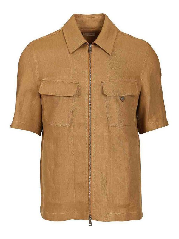 MONCLER: Camisas - Camisa - Beis