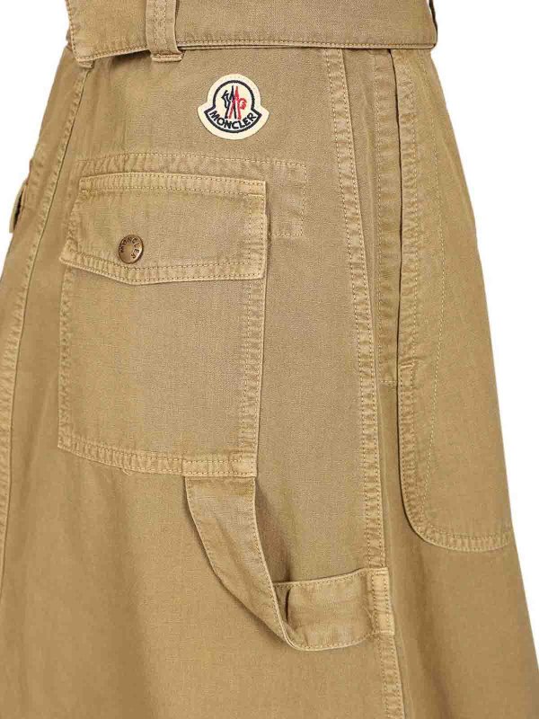 Falda Semilarga - Beis shop online: MONCLER