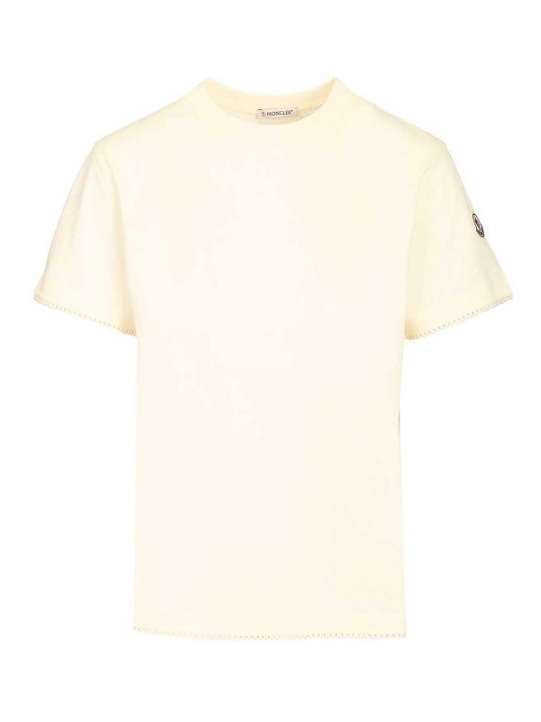 MONCLER: Camisetas - Camiseta - Blanco