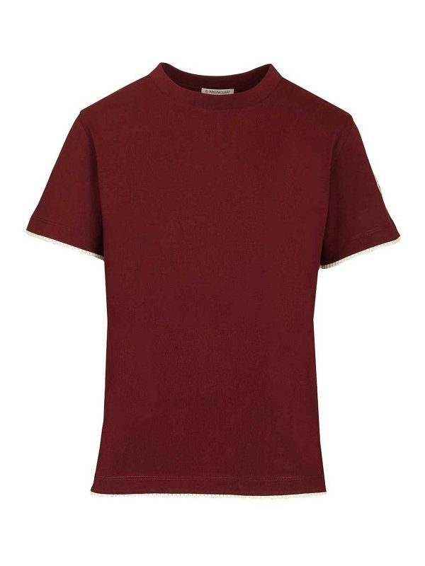 MONCLER: T-shirts - T-Shirt - Braun