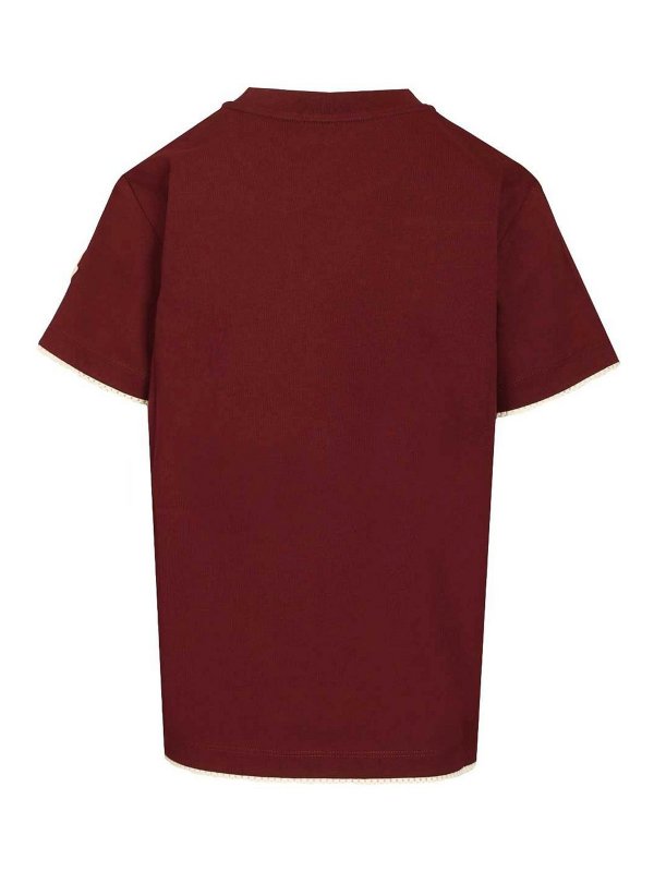 MONCLER: T-shirts online - T-Shirt - Braun