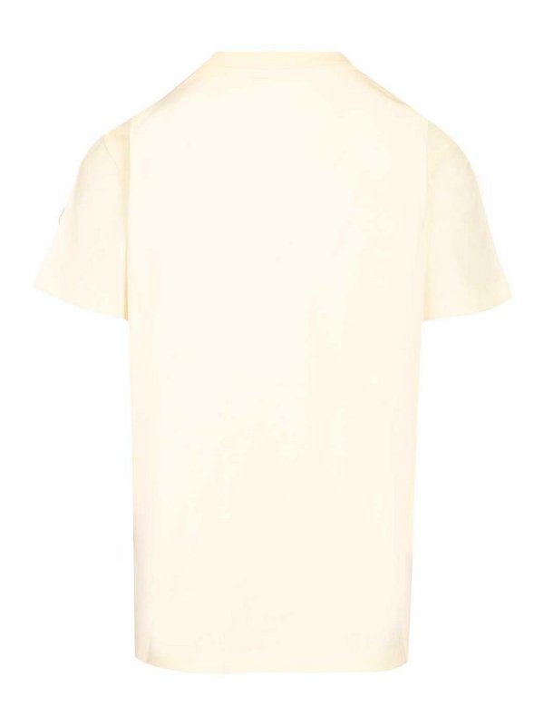 MONCLER: Camisetas online - Camiseta - Blanco