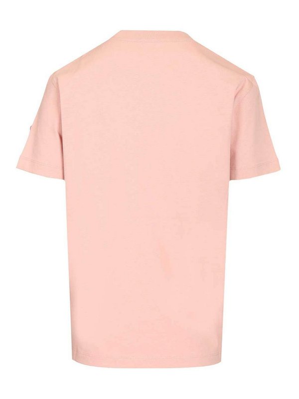 MONCLER: T-shirts online - T-Shirt - Rosa