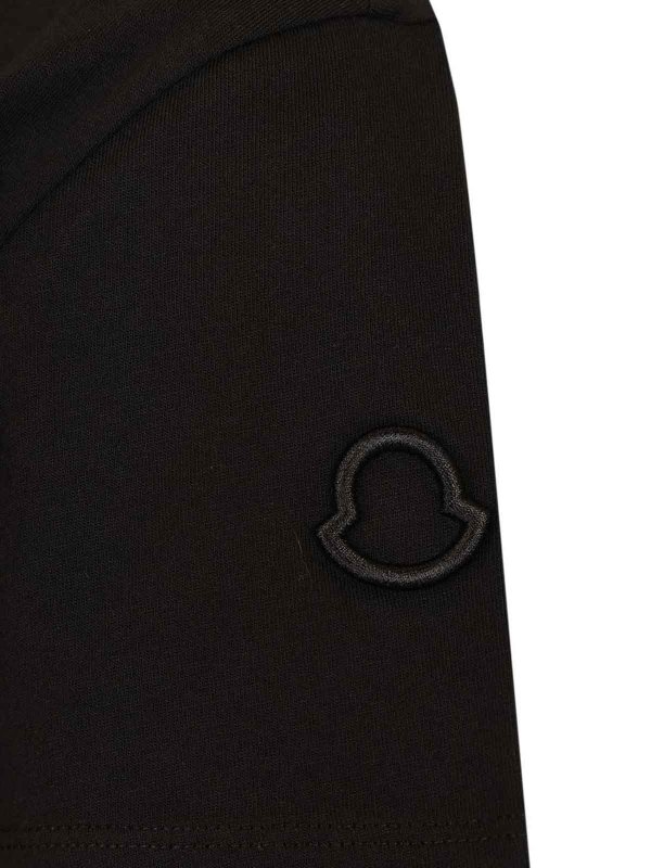 The Best Shops MONCLER: T-shirts - T-Shirt - Schwarz