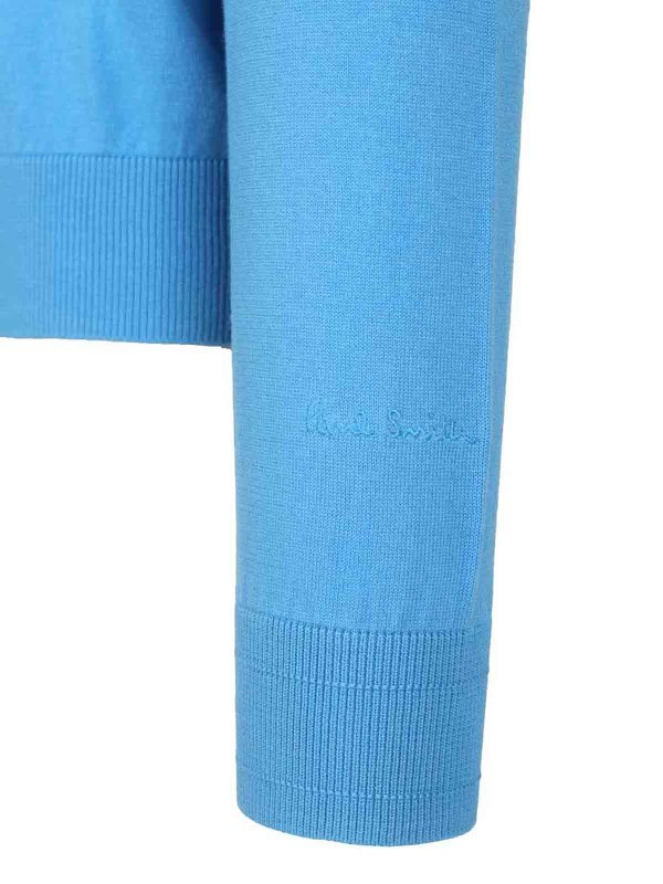 Pull Col Rond - Bleu shop online: PAUL SMITH