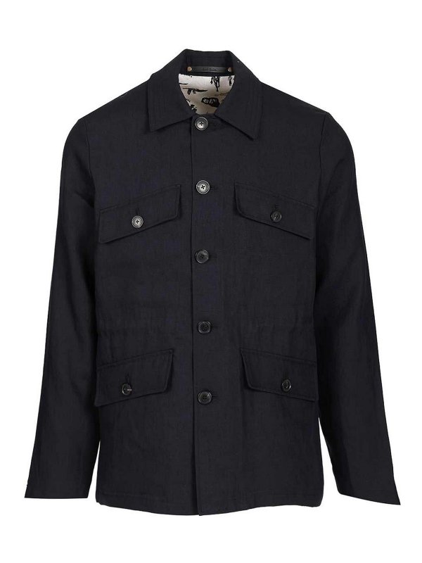 PAUL SMITH: Casualjacken - Casualjacke - Blau