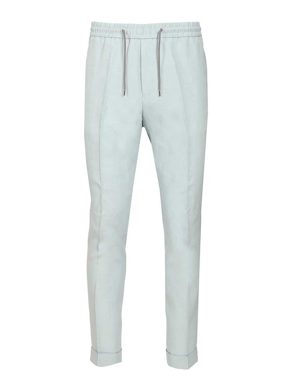 PAUL SMITH: Pantalons casual - Pantalons Décontractés - Bleu Clair