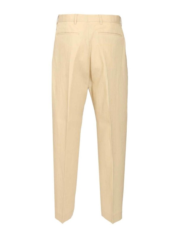 PAUL SMITH: casual trousers online - Linen Trousers