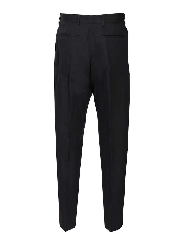 PAUL SMITH: casual trousers online - Linen Trousers