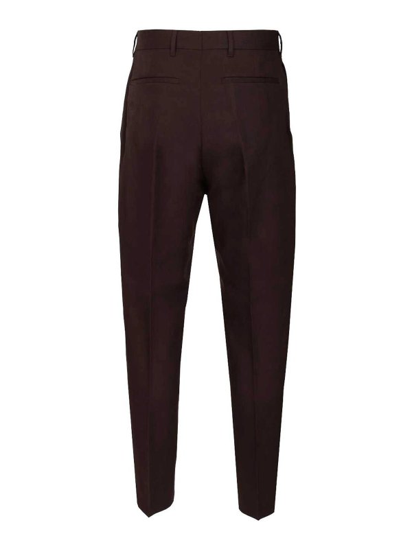 PAUL SMITH: casual trousers online - Linen Trousers