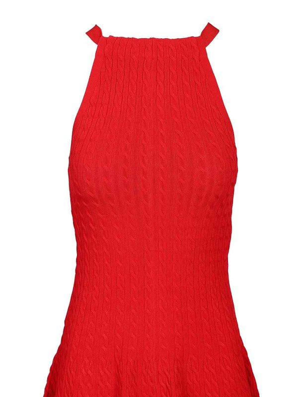 Knielanges Kleid - Rot shop online: POLO RALPH LAUREN