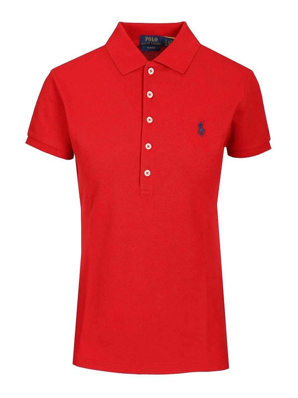 POLO RALPH LAUREN: ポロシャツ - ポロシャツ - 赤