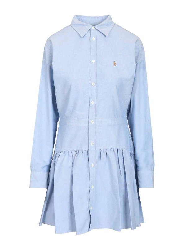 POLO RALPH LAUREN: シャツ - シャツ - ライトブルー