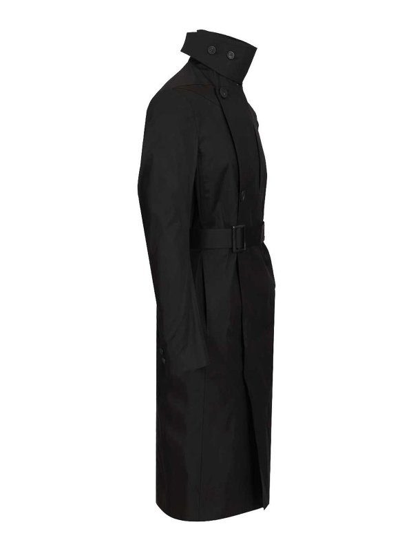 The Best Shops RICK OWENS: トレンチコート - トレンチコート - 黒