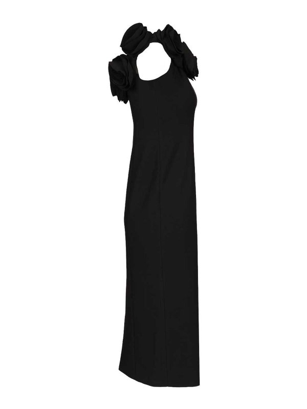 The Best Shops ROTATE Birger Christensen: Knielange Kleider - Knielanges Kleid - Schwarz