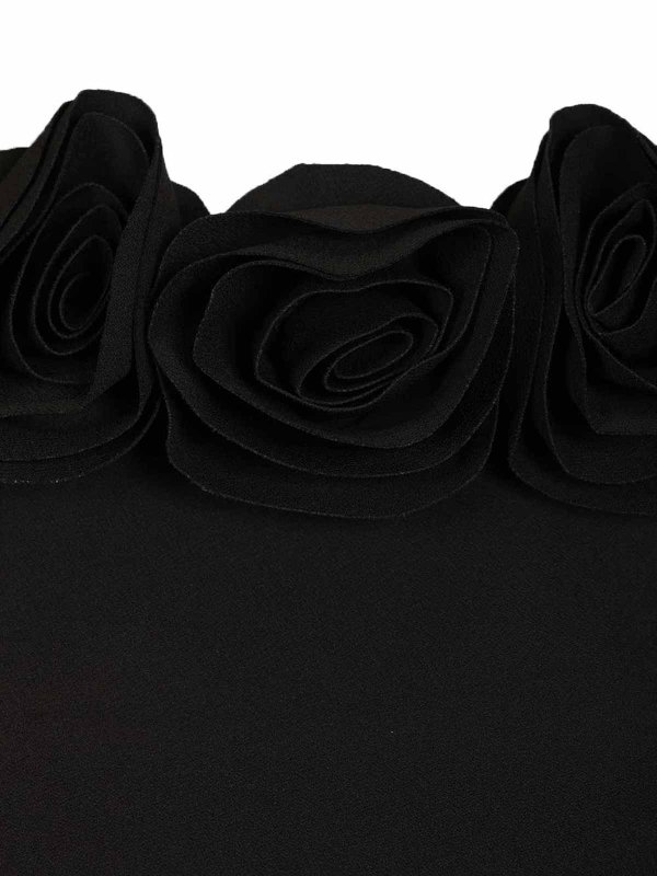 Knielanges Kleid - Schwarz shop online: ROTATE Birger Christensen