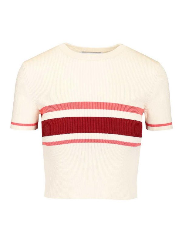 Self Portrait: Tops y camisetas sin mangas - Top - Blanco