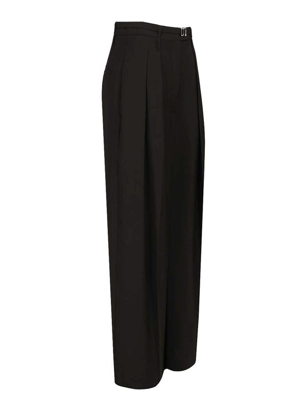 The Best Shops SPORTMAX: カジュアルトラウザー - カジュアルパンツ - 黒