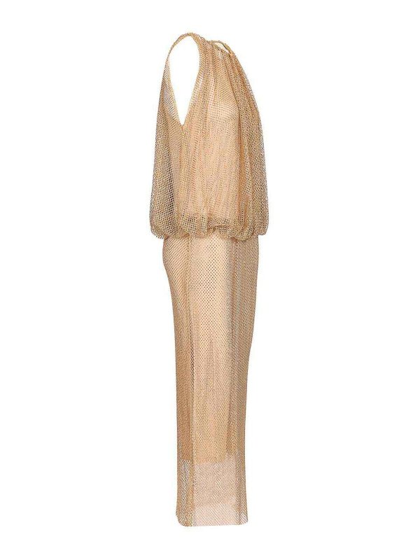 The Best Shops SPORTMAX: Knielange Kleider - Knielanges Kleid - Beige