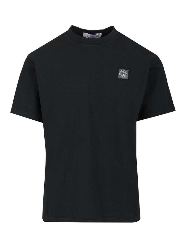 STONE ISLAND: T-shirts - T-Shirt - Blau
