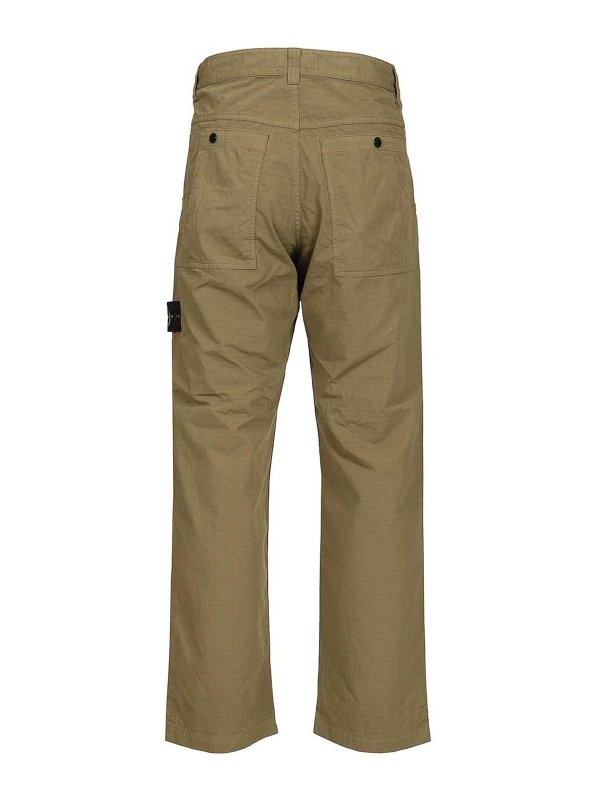 STONE ISLAND: Casual Hosen online - Casual Hose - Grün