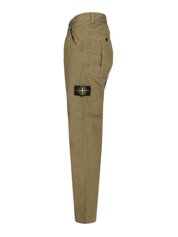 The Best Shops STONE ISLAND: Casual Hosen - Casual Hose - Grün