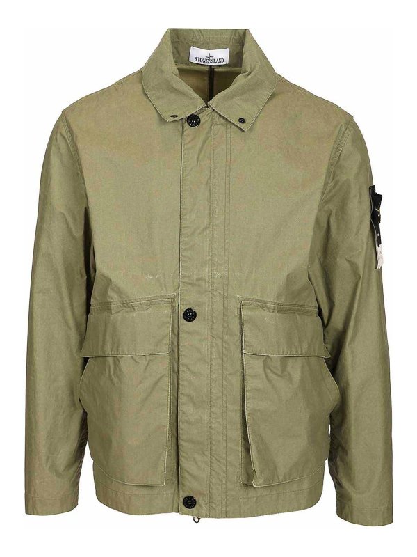 STONE ISLAND: Casualjacken - Casualjacke - Grün