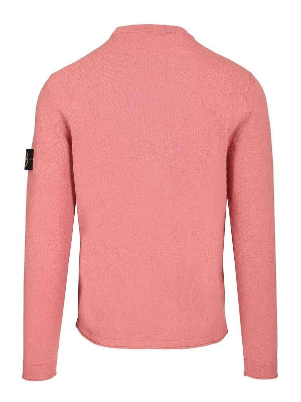 STONE ISLAND: Strickpullover mit Rundhalsausschnitt online - Rundhalspullover - Lila