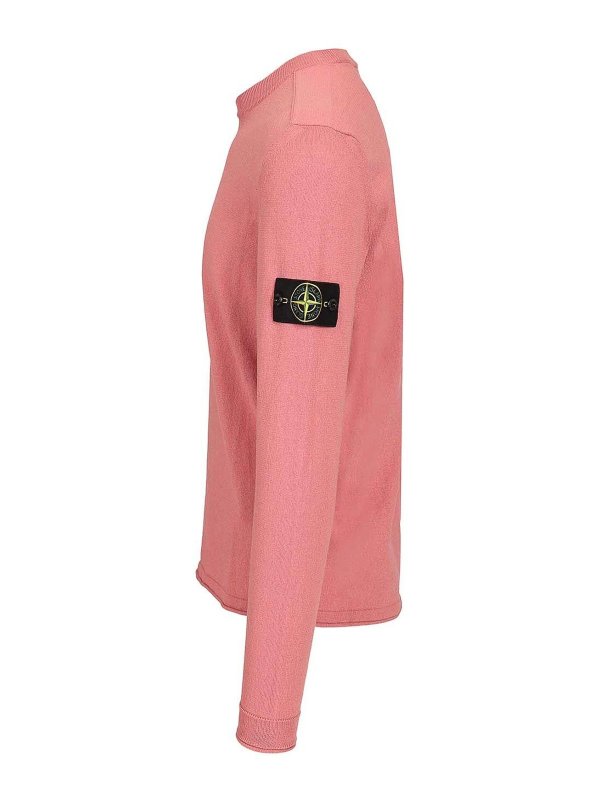 The Best Shops STONE ISLAND: Strickpullover mit Rundhalsausschnitt - Rundhalspullover - Lila
