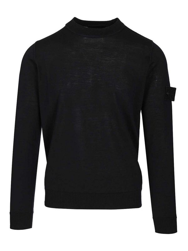 STONE ISLAND: Pull col rond - Pull Col Rond - Bleu