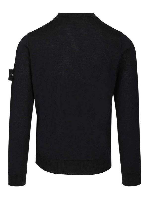 STONE ISLAND: Pull col rond online - Pull Col Rond - Bleu