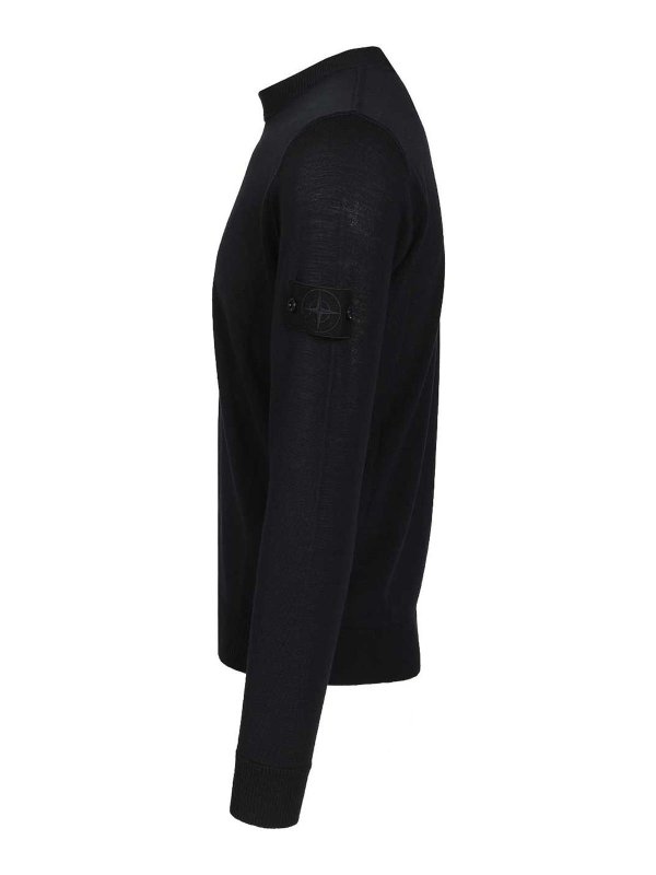 The Best Shops STONE ISLAND: Pull col rond - Pull Col Rond - Bleu